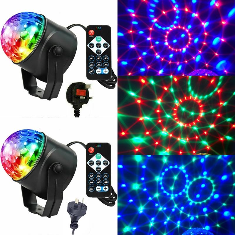Colorful Led Stage Lights With Remote Control Perfect For Parties And Events