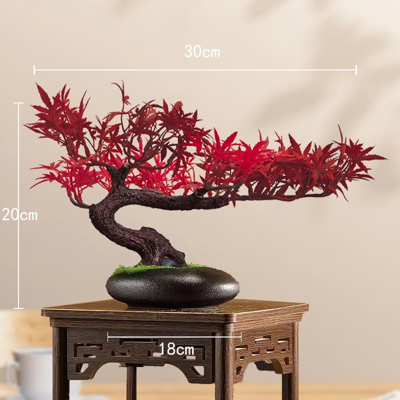 Simulation fake tree bonsai home living room Chinese sand table hotel porch landscaping decoration green plant ornaments
