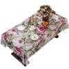 American Oil Painting Style Tablecloth Waterproof And Oil-Proof Leave-In Light Luxury High-End Art Tablecloth Fabric Rectangular Dining Table Cloth