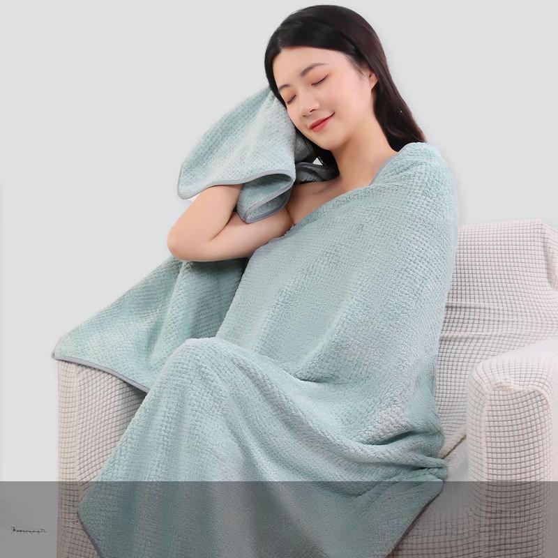 

Банное полотенце Ананасовая сетка Большое банное полотенце Модное и повседневное Бытовое Увеличенное и утолщенное Взрослое Купальное Пляжное полотенце 90x170cm зелёный