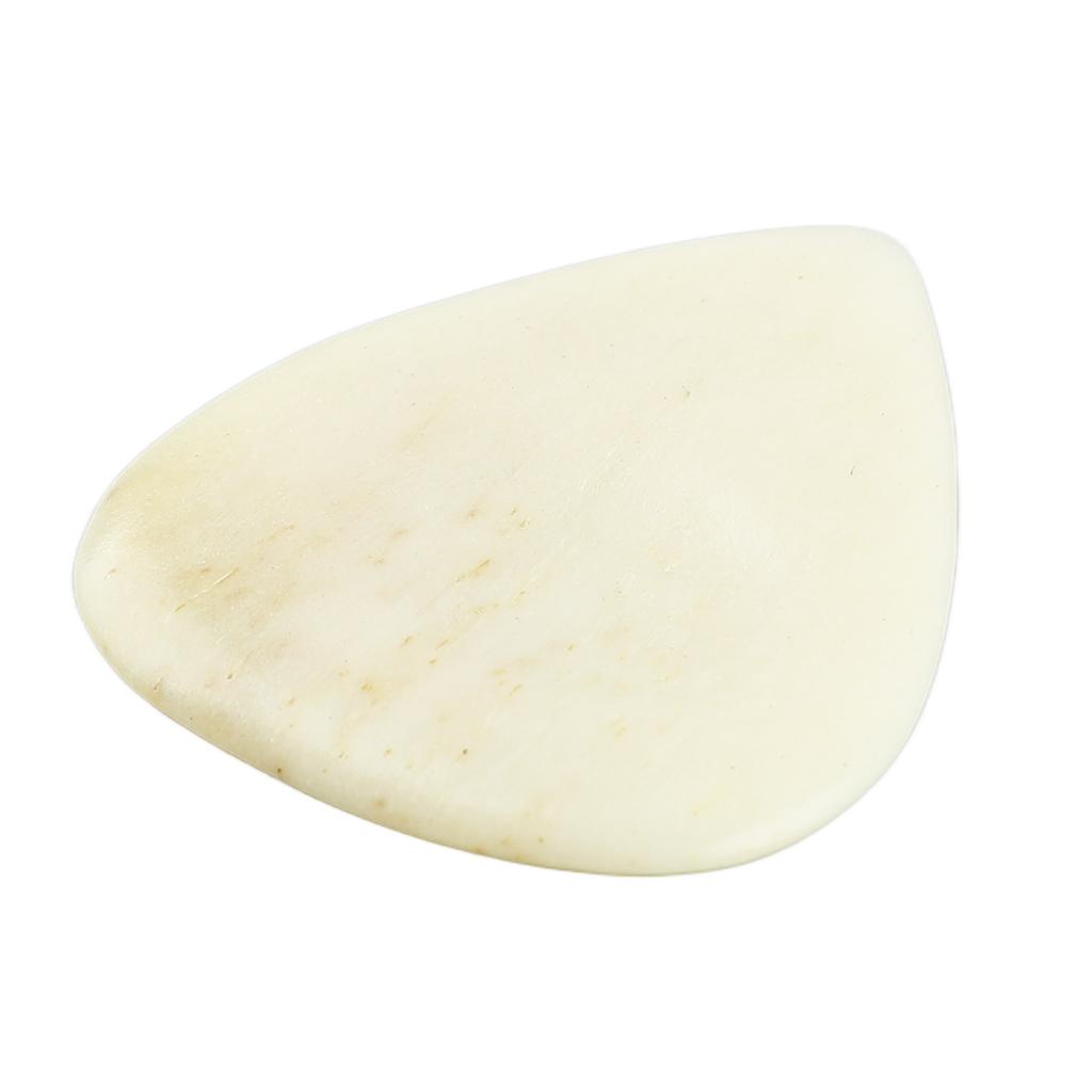 Guitar Pick Ox Bone Skidproof Easy Playing Plucking Pick Accessory for Performance Flat and Concave Surfaces