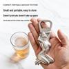 Western Beauty Zinc Alloy Bottle Opener & Refrigerator Magnet - Personality Beer Tool for Restaurant Use