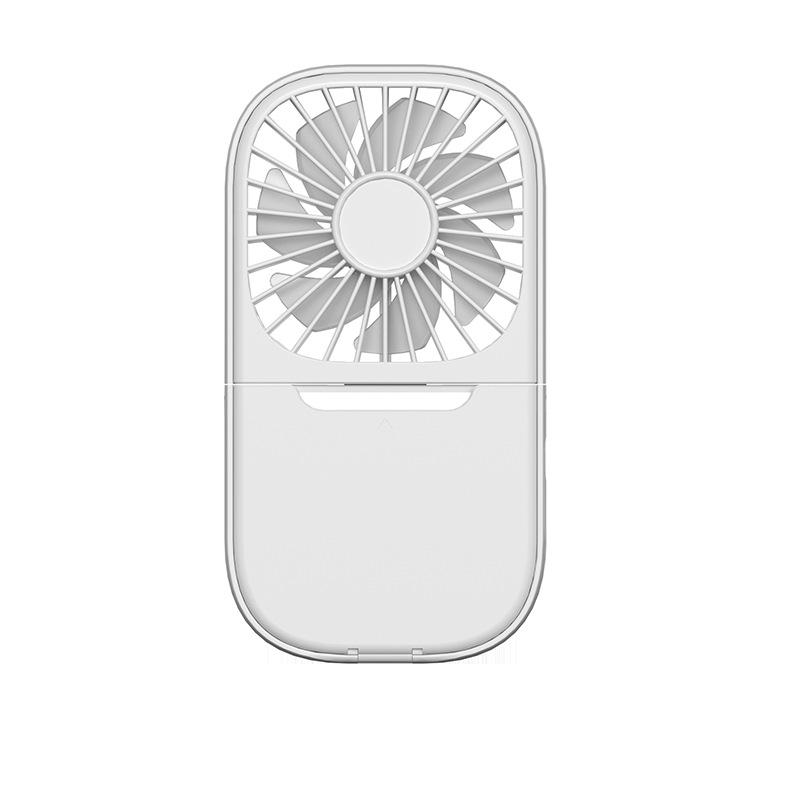 Portable Multifunctional Mini Fan: Three Speeds, Neck-Hanging, Foldable, Rechargeable, Desktop & Handheld Use