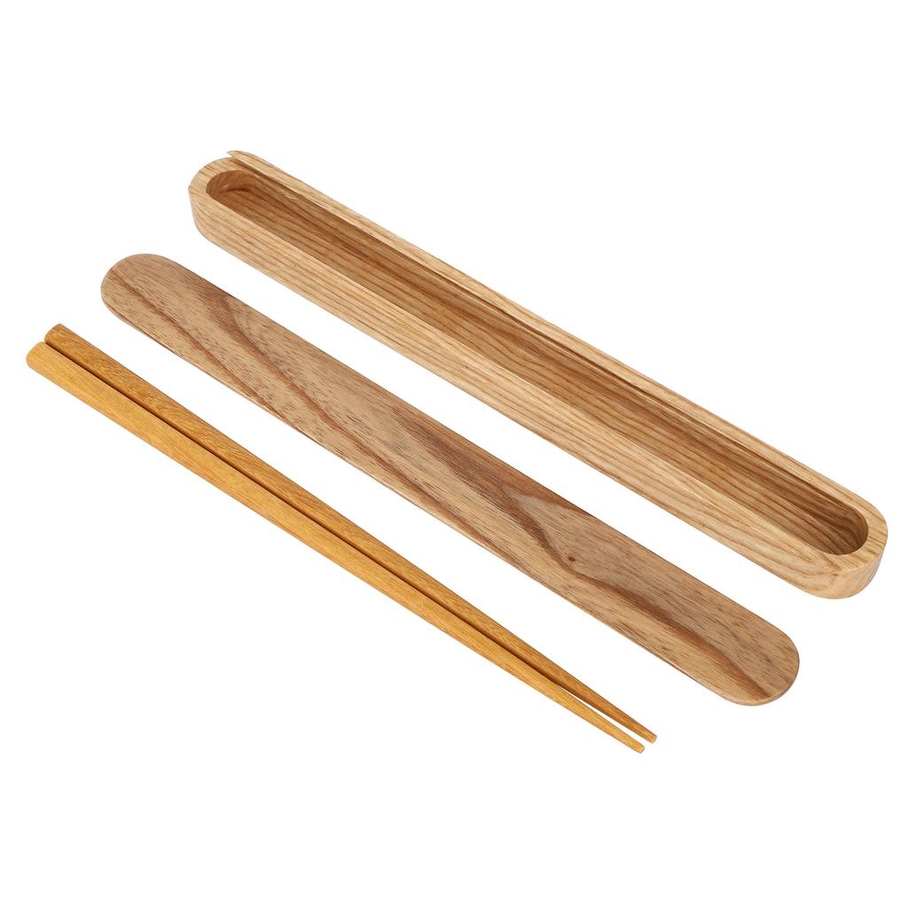 Wooden Chopsticks Portable Environmental Friendly Student Travelling Tableware Gift Set