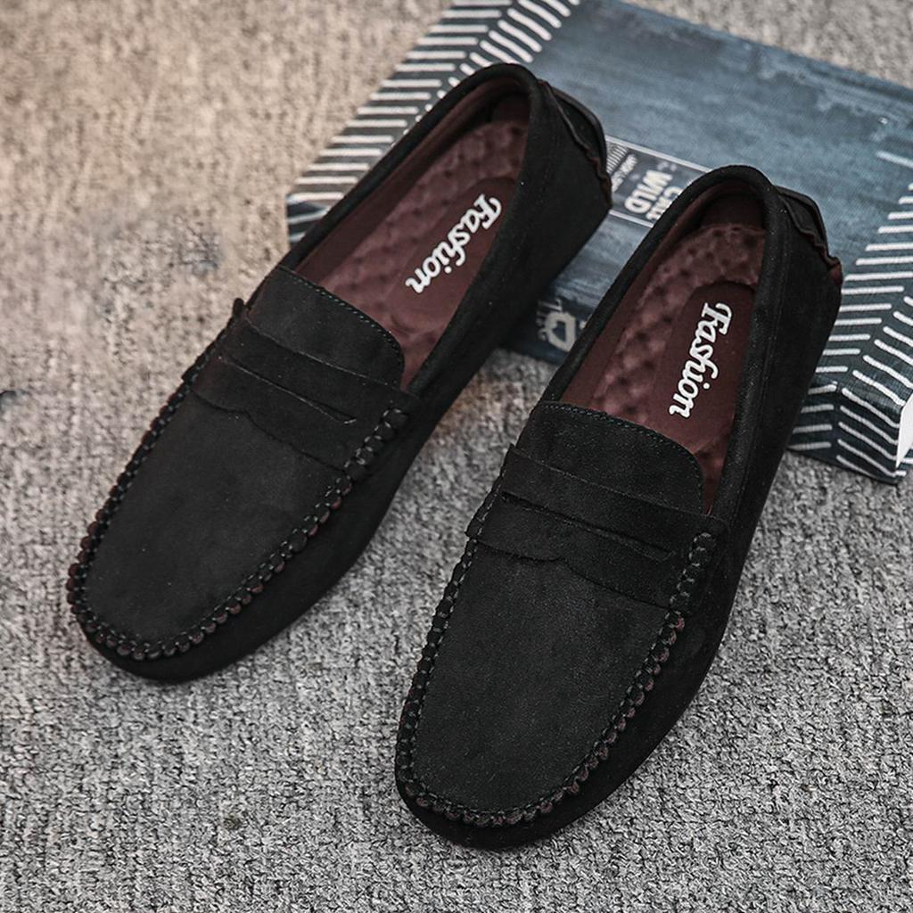 Boty Pánské Ležérní Pánské Boty Létající Boty Prodyšné Boty Módní Mokasíny Boty na Řízení Pro Muže