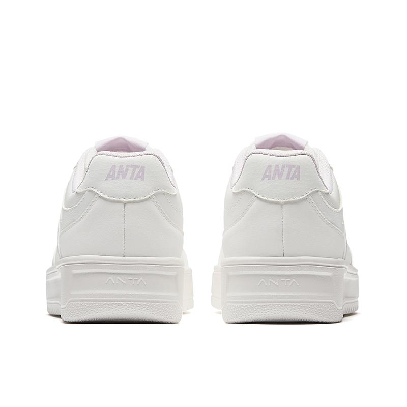 ANTA Casual Skate Shoes Off White Light Purple Women 922538004Q-1