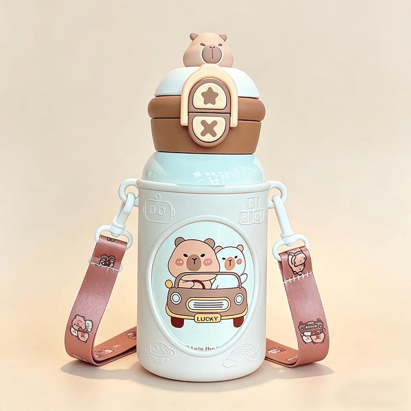 

Little Moon Ya Labubu Kids 316 Stainless Steel Dual-Drink Insulated Water Bottle, 500ml