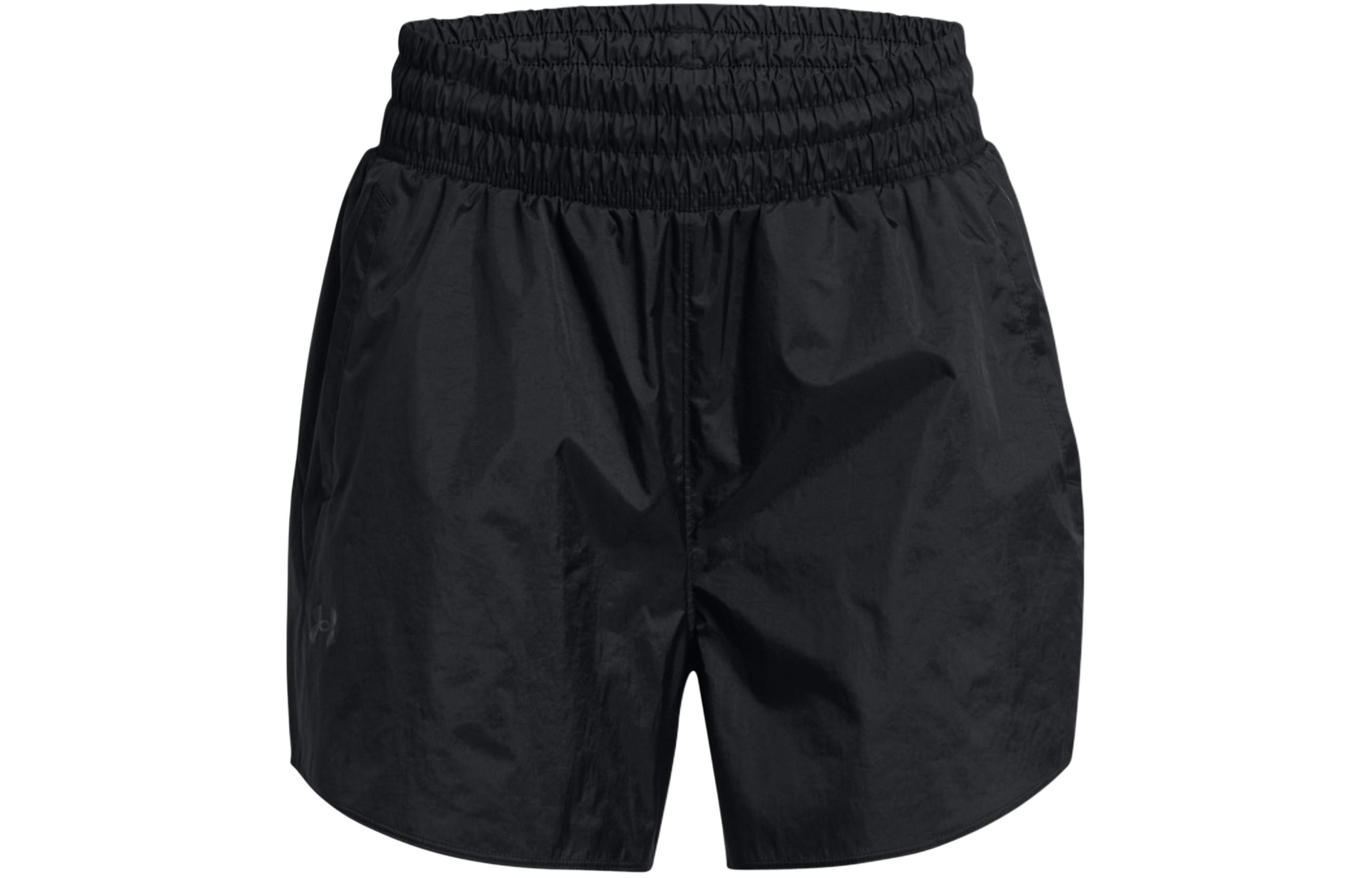 Under Armour UA Vanish 5 Crinkle Casual Shorts Women s Black 1385952-001 LG