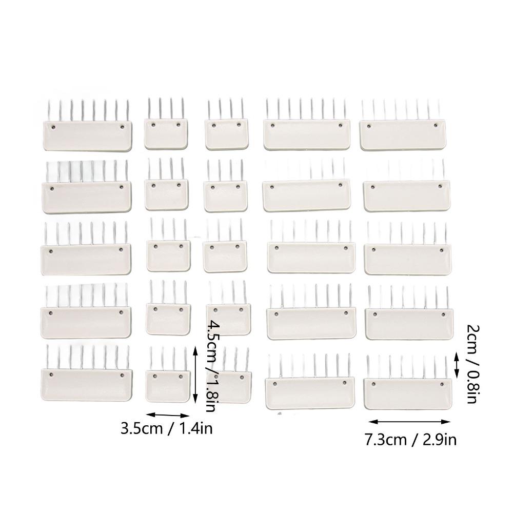 Multi-Piece Set Knit Blocking Combs Stainless Steel Blocking Pin Set  For Knitting Projects