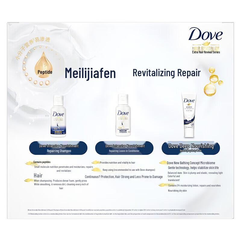 DOVE Intensive Repair Hair Care Travel Set (2 Packs)