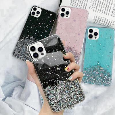 Luxus Bling Glitzer Handyhülle Für iphone 6S 7 8 14 15 PLUS XR X XS MAX 11 12 13 14 15 Pro MAX 12 13 mini Weiche Vollabdeckung Hülle