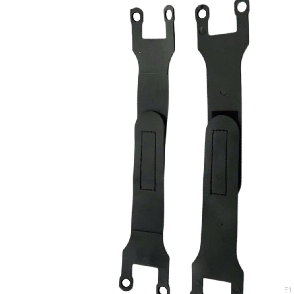 2 Stück Heimtrainer-Pedalriemen Verstellbare Länge Fixierbänder für Heim-Fitnessstudio-Training