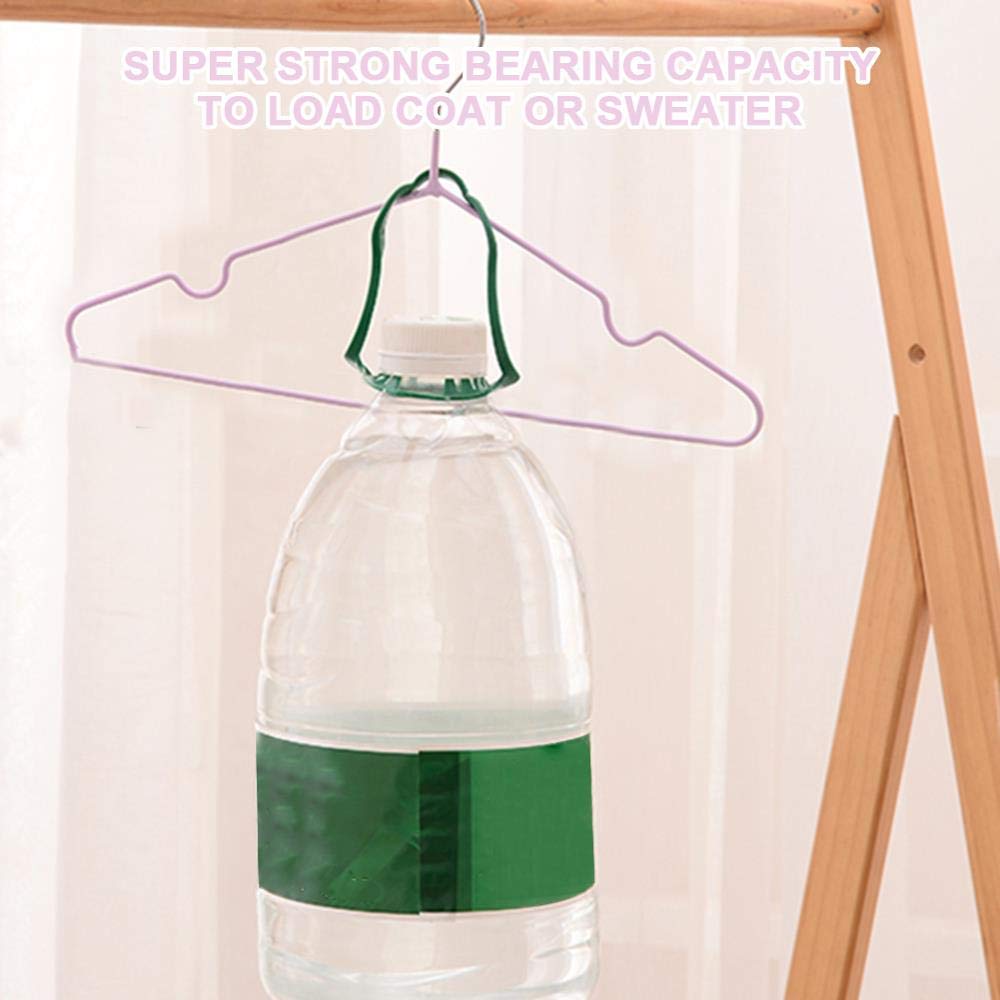 10pcs Children Adult Clothes Hanger Clothes Drying Rack Non-Slip Metal Shirt Hook Hangers Coat Hanger Clothes Accessories Rack