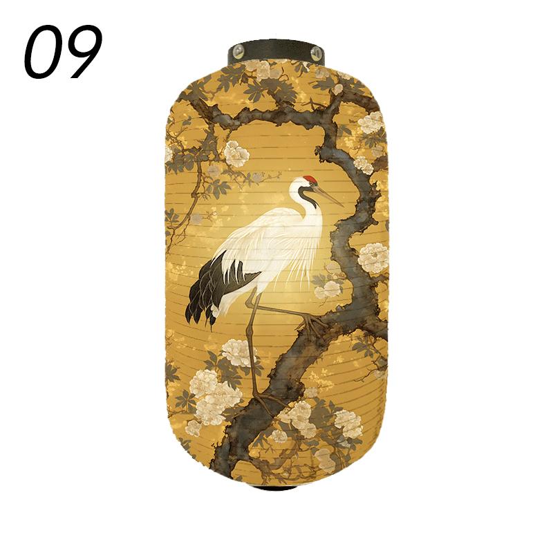 Japanese Style Traditional Cloth Lantern Crane Izakaya Sushi Restaurant Decor Signboard Party Festival Outdoor Decor Lantern