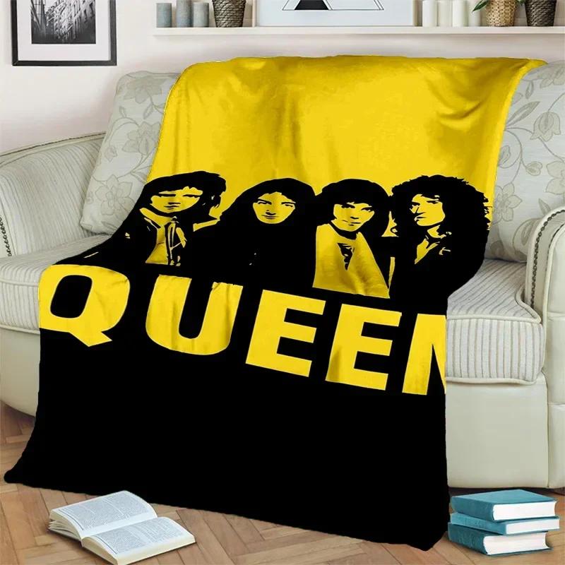 

3D ковдра Queen-Rock-Band Freddie Mercury, м яка ковдра для дому, спальні, ліжка, дивана, пікніка, подорожі, офісного ковдра, дитячого 30x40in