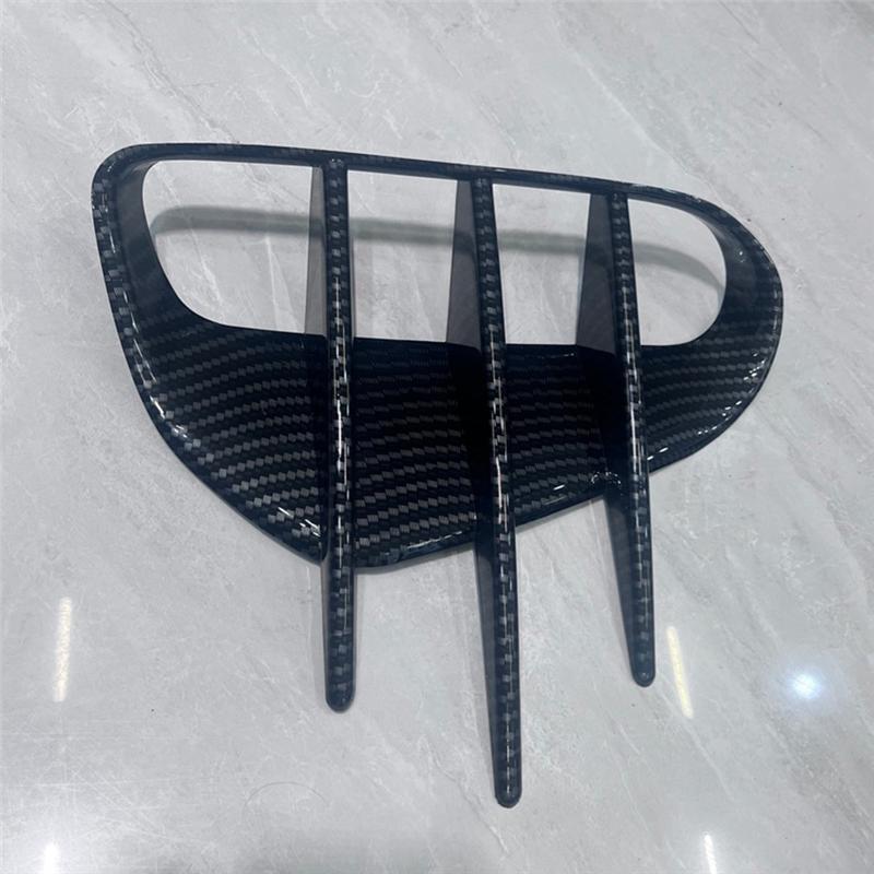 A28G-For KIA Stinger Front Bumper Side Vent Spoiler Bumper Canard Covers Car Accessories