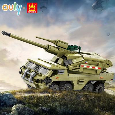 WANGE Militär Panzer Modell DANA M2 Baustein Spielzeug Set für Jungen Alter 6-12 Kompatibel mit Steinen Kindergeschenk zum Geburtstag Nr.3510
