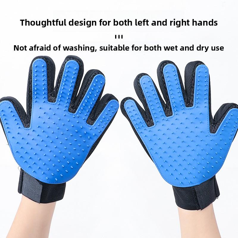 Pet Comb, Cat Petting Gloves, Five-finger Massage To Soothe Pets, Comb Off Loose Hair, Dog Cleaning Pet Supplies