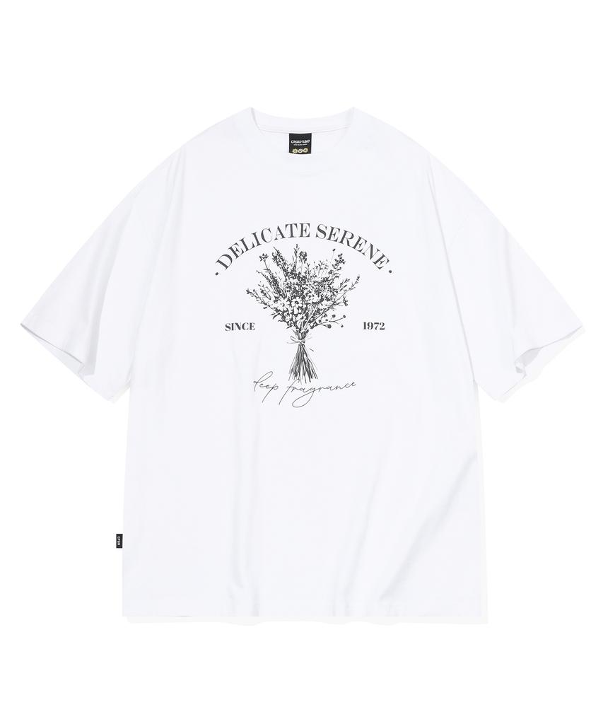 CPGN STUDIO Serenflower Short Sleeve T-Shirt White