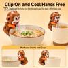 Compact Cooling Fan Food for Hot Noodles And Soup, Portable Clip-on Mini Soup Cooler Fan, Hands-free Instant Noodle Office Dorm Use