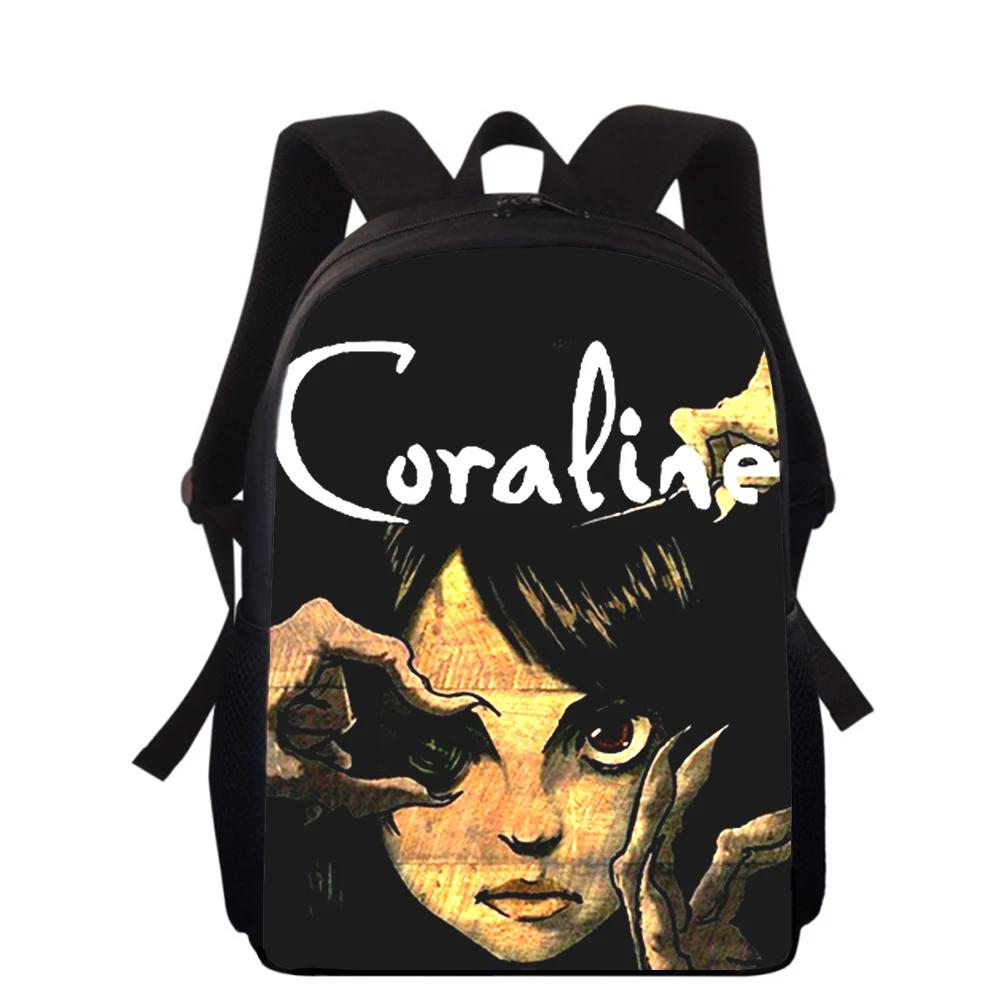 Coraline The Secret Door 3D Print Kids Backpack Primary School Bags for Boys Girls Back Pack Students School Book Bags