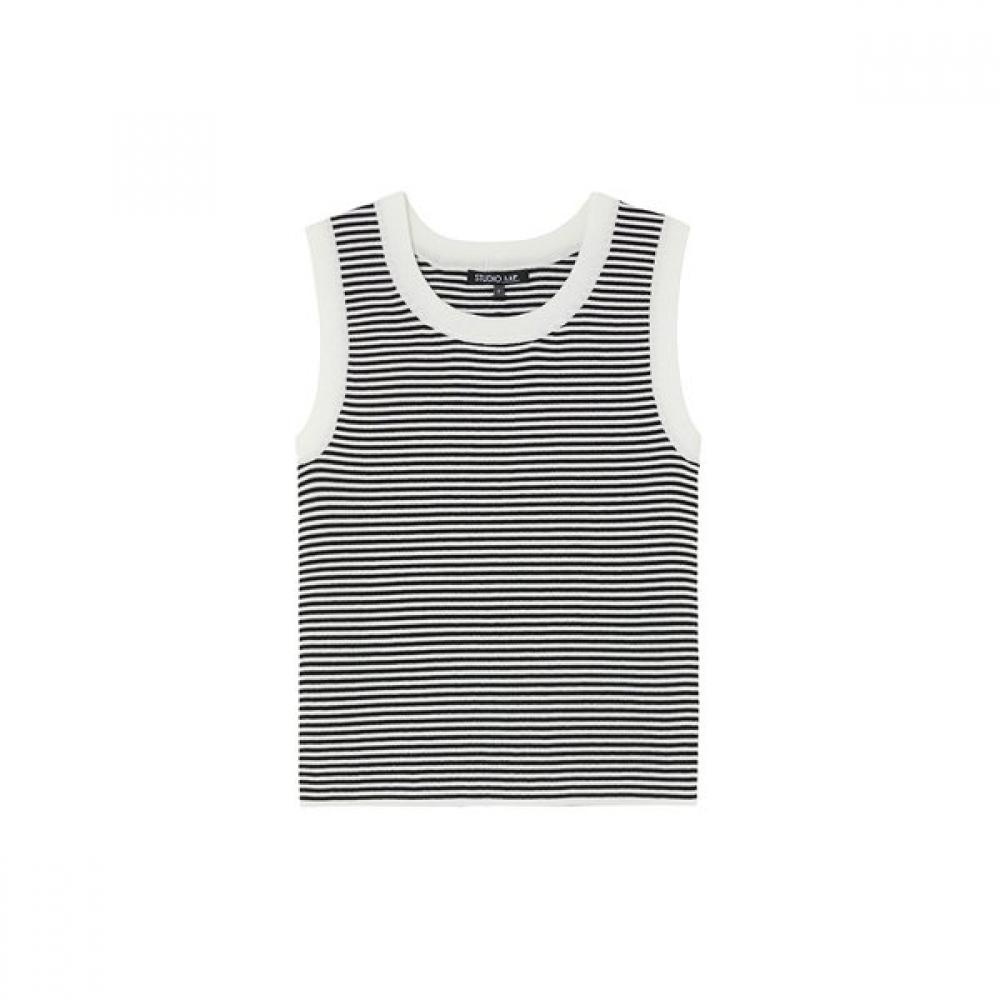 

Lap Stripe Slim Sleeveless As7kh162 BK (black)/FF