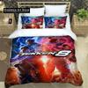 New Game Tekken 8 3D Pint Bedding Sets Exquisite Bed Supplies Set Duvet Cover Bed Comforter Set Bedding Set Luxury Birthday Gift