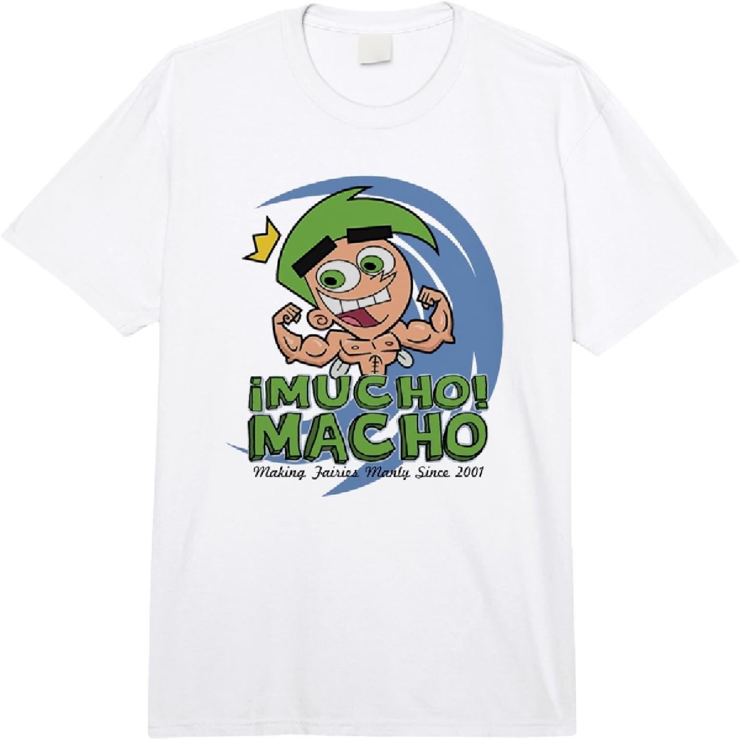 The Fairly OddParents Mucho Macho Comfort Colors Adult Heavyweight T-shirt XXXXXL белый