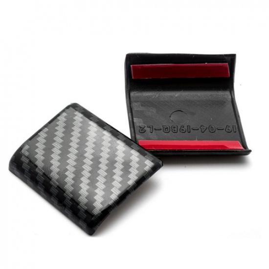 Carbon Fiber Texture Window Door Lift Lock Molding For Tesla Model 3 Y 2017-