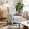 Nordic Style Armchair, 1-Seater Sofa Chair, Lounge Armchair, Bedroom Chair (only with Bedroom Chair)