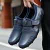 Handmade Casual Leather Shoes Men Loafers Comfortable Moccasins Men Flats Shoes Genuine Leather Men Shoes