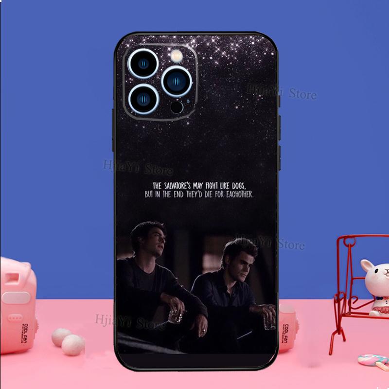 The Vampire Diaries Phone Case For iPhone 16 15 12 13 Mini 11 14 Pro XS Max Plus X XR Silicone Cover
