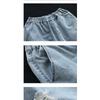 Women's Jeans Retro Exquisite Embroidery Summer Straight Leg Wide Leg Pants for Women