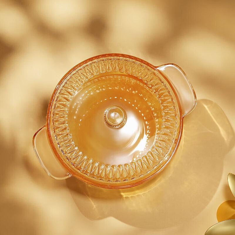 BOLIDOMI Shadow Crystal Glass Serving Bowls