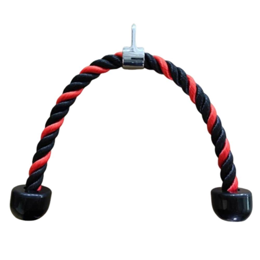 Mehrfarbiges Trizepsseil Zugseil Kabelummanteltes Nylon Trizepsseil Kabel Fitnessstudio Zubehör