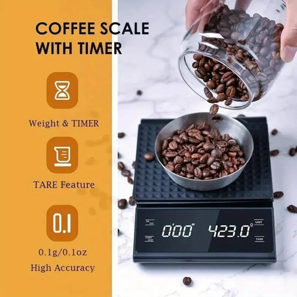 3kg/0.1g Digital Food Scale Oz/Ib/g Kitchen Food Scale New Coffee Scale  Kitchen Gadgets