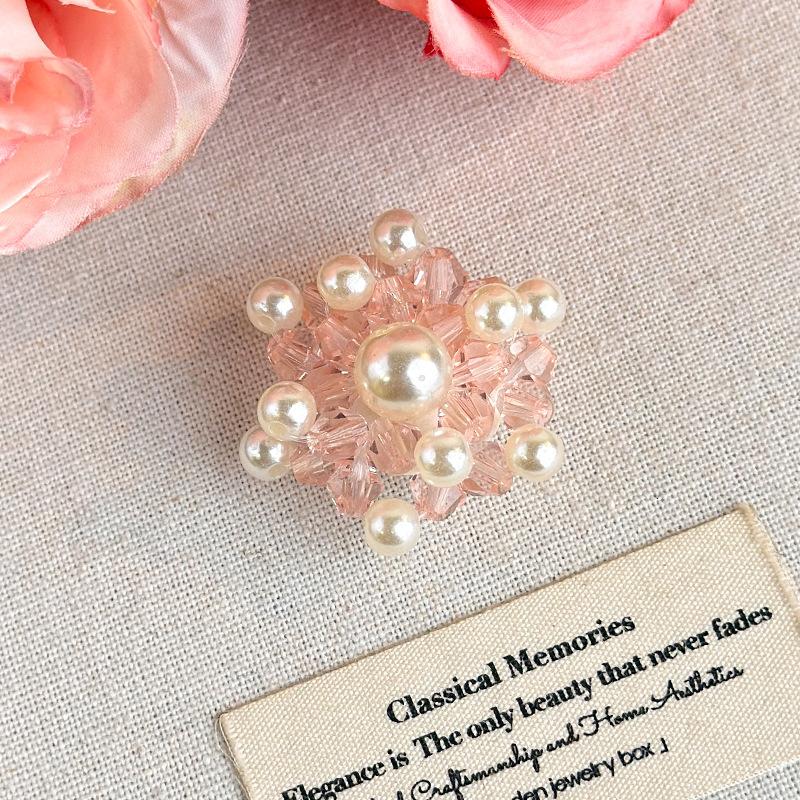 Shoe Decorations Imitation Pearl Colorful Flower Handmade DIY Beaded Shoe Buckle Shoes Decorative Accessories 2026 Fashion New