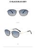 2312P Polarized Metal Round Frame Casual Sport Fashion Sunglasses