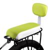 Bike Saddle Pad Bike Child Seat With Back Rest Bike Back Seat Bicycle Rear Rack Saddle Pu Leather Soft Cushion For Cycling Parts