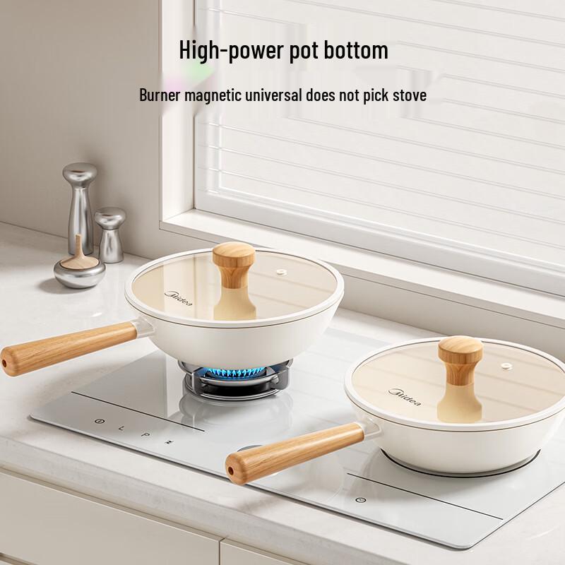 Midea Titanium Ceramic Non-Stick Wok