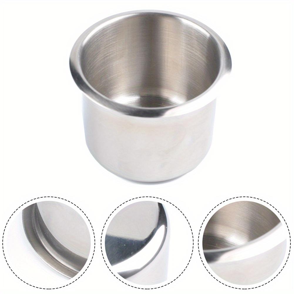 1pcs Car Cup Holder Stainless Steel Recessed Cup Drink Holder For Marine Boat Camper Truck RV Embedded Cup Beverage Rack