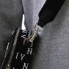 New MLB Cotton And Polyester Blend One Shoulder Handbag Crossbody Bag Regular Unisex Black 3ACRS014N-50BKS