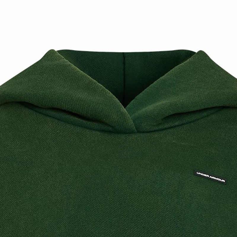 Under Armour Icon FW24 Hooded Pullover Sweatshirt Women sweatshirts Forest-Green 1386485-301