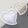 Top Quality Heart Tray Resin Silicone Mold Crystal Glue Transparent Resin Plaster Dish Heart-shaped Plaster Silicone Mold Home