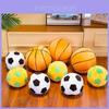 Plush Soccer Ball Toy With Soft Short Pile Fabric For Kids And Home Decor