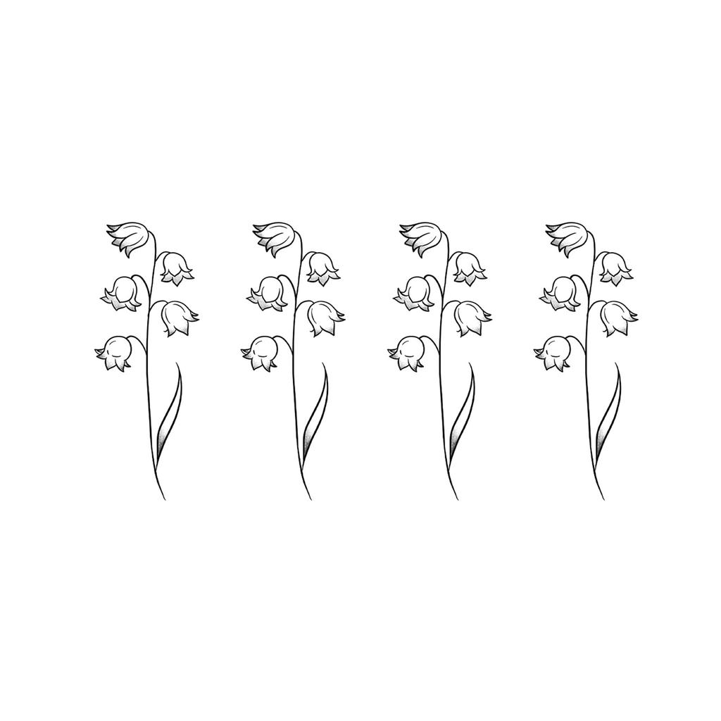 High-End Small Fresh Color Beautiful English Flower Hand Collarbone Simulation Flower Tattoo Sticker