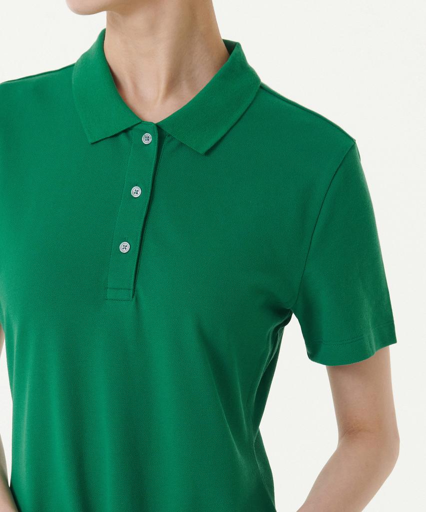 Musinsa Standard Frau [Cooltandard] Damen Piqué Polokleid [Irischgrün]