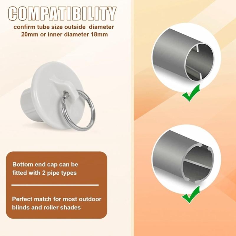 28pack Balconies Roller Shade Fixings Outdoor Roller Blind Accessories for Outdoor Blinds