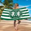 Cori-tiba Football Club Crest Printed Microfiber Beach Towel, Soft And Absorbent, Quick-Dry, Ideal for Summer Travel, Beach Essential, Swimming Pool
