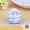 Cute Resin Cat Mini Ornaments Office Desktop Kitten Car Doll Emotional Stability Healing Birthday Gift Home Decorations